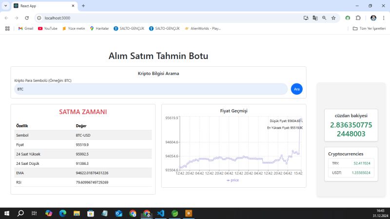 Kripto para ticareti botu